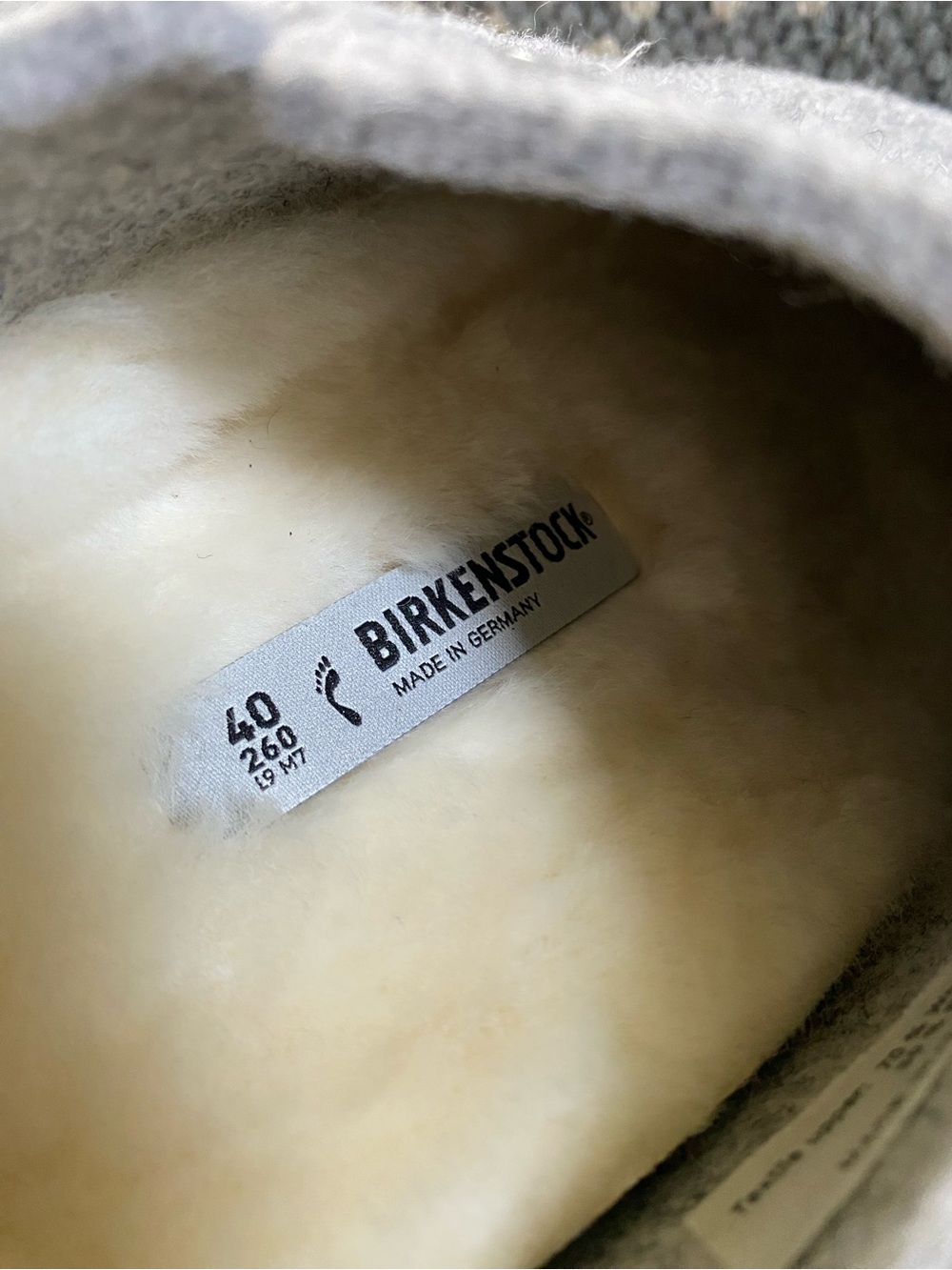 {Birkenstock} Zermatt Shearling Felt Clog - Picture 13 of 14